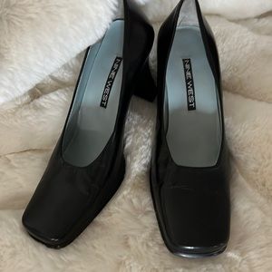Nine West classic square toe heel